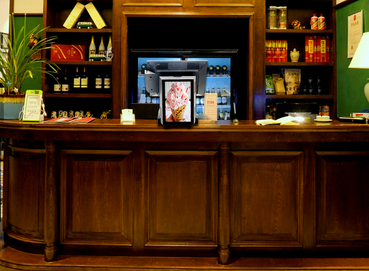LED/VFD/12inch Customer Display Android POS Cashier Machine for Milk Tea Catering Orders
