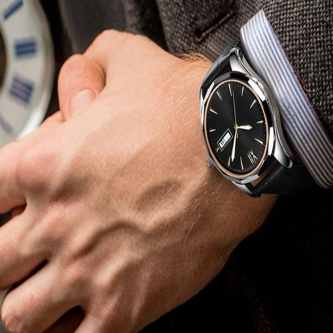 Luminous Luxury Automatic Watches Men OEM Waterproof Leather Watch