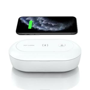China Anti Slip 10W Fast Wireless Charger Ultraviolet Sterilizer Box wholesale