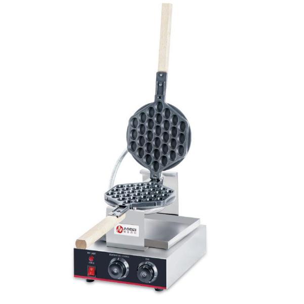 Stainless Steel Electric Bubble Waffle Maker for Professional Commercial