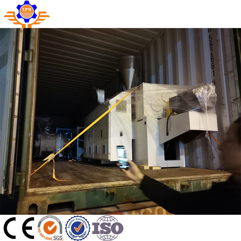 55Kw PVC Pipe Extrusion Line Wasted Water And Sewage Pipe Double Screw Extrusion Machine