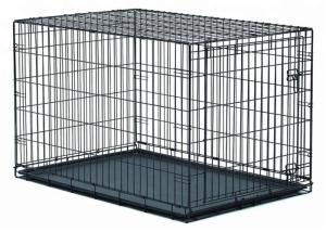 China 16 PCS Big Dog Large Dog Cage Metal Cage Fence Black 7 Sizes Animal House Kennels Cages wholesale