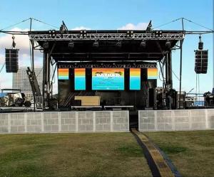 China Waterproof IP45 Stage Background Led Screen P3.91mm Light Weight wholesale