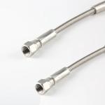 Braided Metal Hose Pipe Reel Nozzle And Fittings Spray Bernini