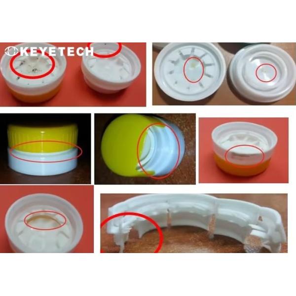 Advanced Vision 20mm-60mm Plastic Cap Inspection System For Glass Bottle OEM