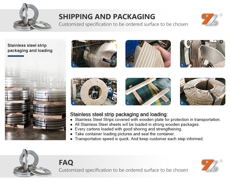 Customized thickness 2B BA stainless steel strip aisi 316l 54 mm 012 mm