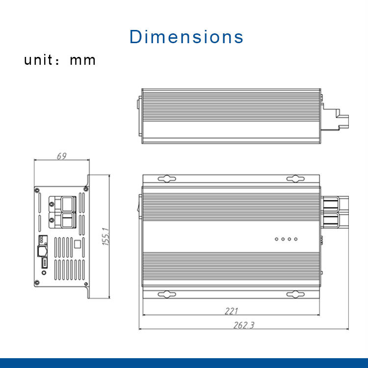 12V 30A Lifepo4 Battery Charger AC DC Battery Charger For Lithium Iron Phosphate Batteries