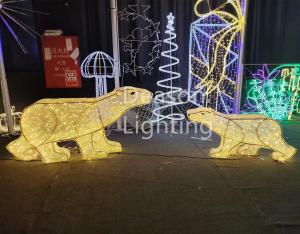 China Led polar bear christmas lights wholesale