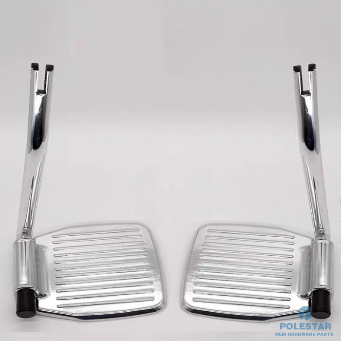 Folding Footrest CNC Machining Aluminum Alloy Electric Wheelchair Spare Parts