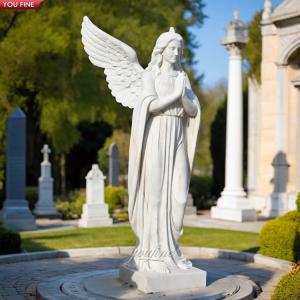 Life Size Western Angel Marble Sculpture