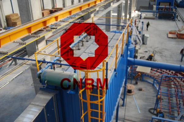 National Standard Fiber Cement Board Machine , Building Material Machinery 500m2