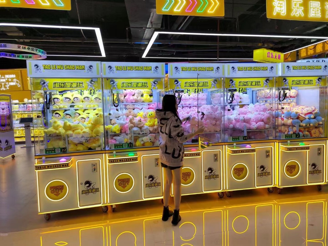 110V/220V/230V Voltage Guangdong Crane Machine Plush Duck Claw Machine for Children