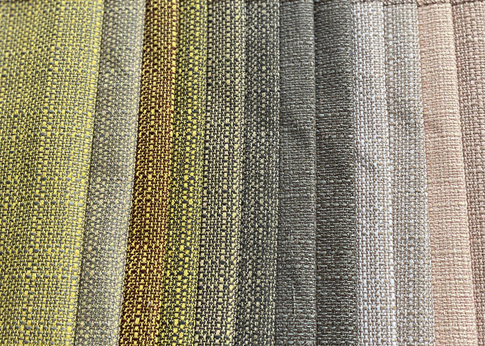 145cm Heavy Weight Linen Upholstery Fabric Yarn Dyed Sofa Textile Cloth