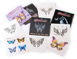 China Custom temporary tattoo envelope packaging wholesale