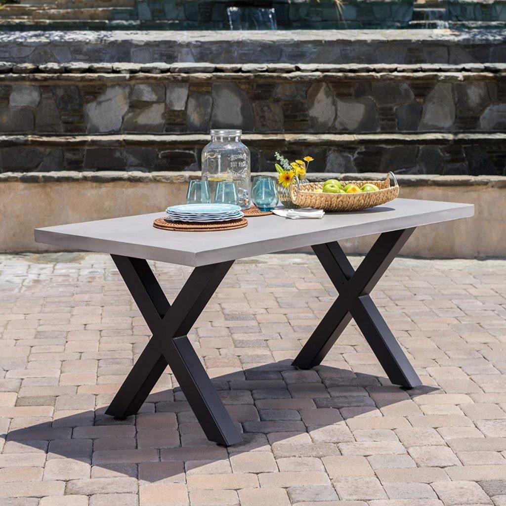 High Strength Garden Outdoor Concrete Furniture GRC Concrete Bench Furniture