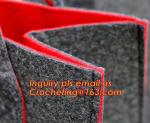 Cute fashion designer felt tote bag, reusable felt leisure handbags fashionable,
