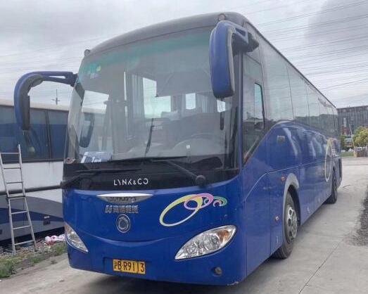 Sunlong Brand Blue Color Used Coach Bus 51 Seats Good Condition 3600mm Bus Hight