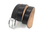 Coffee Color Mens Leather Dress Belt 1 3/8'' Size Adjustable Scratch Resistance