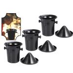 Polypropylene Plastic Wine Tasting Spittoon Bucket 3.7L 2L