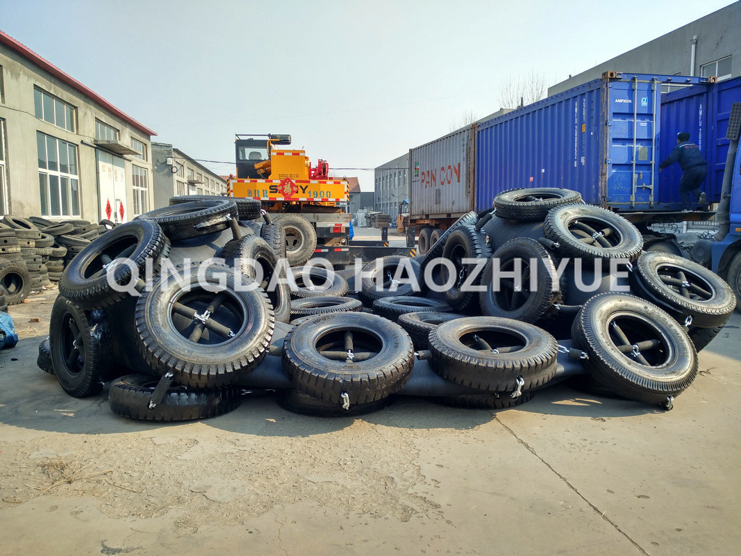 Anti Collision Synthetic Tire Floating Boat Bumpers Multi Layer Fender Pneumatic With Repair Kit Accessories