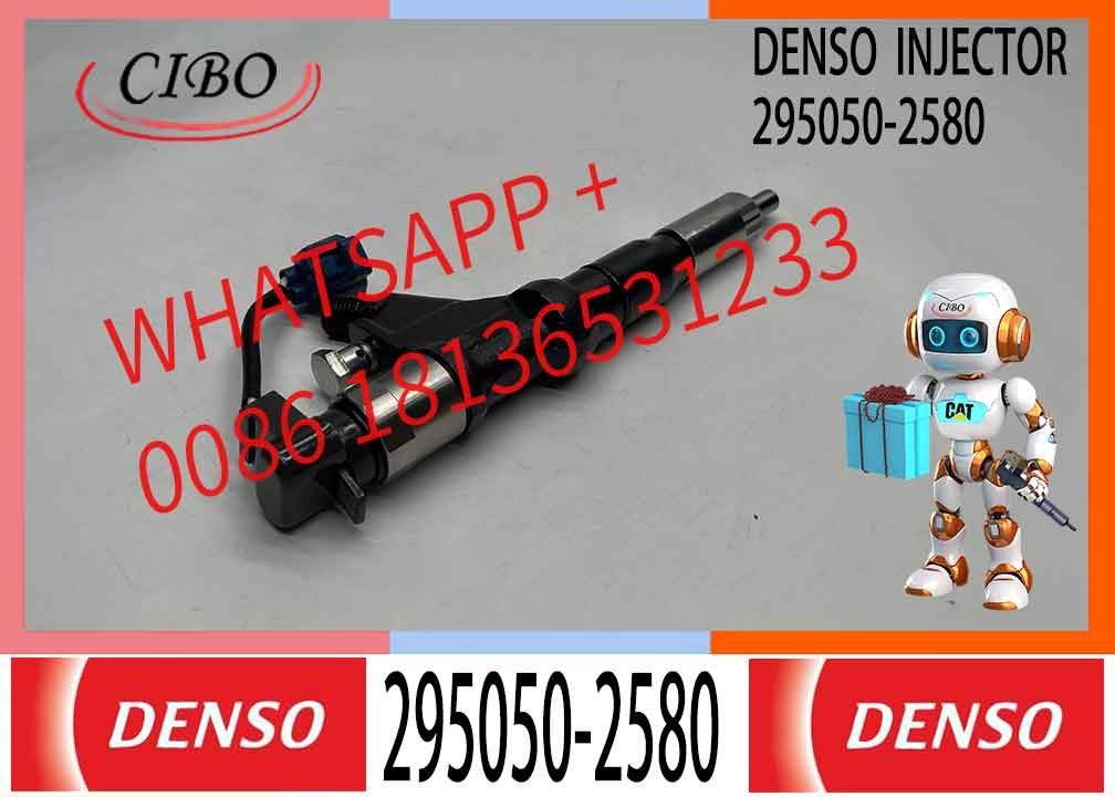 Diesel Common Rail Fuel Injector 295050-2580 23670-E0221 For Hino Truck Engine