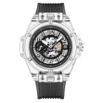 Transparent Silicone Lovers Quartz Crystal Watch Waterproof Fashion