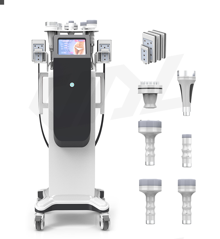 6 In 1 Ultrasound Cellulite Removal Vacuum Cavitation 80K Body Shaper Rf Slimming Machine Skin Tightening