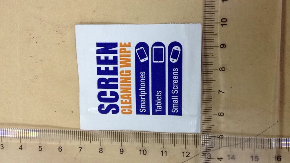 Disposable single packed customized mobile phone disinfection