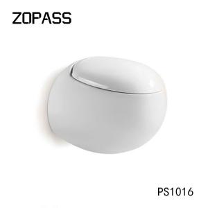 China Gravity Flush Wall Hung Toilet Bowl Space saver Compact Water Closet wholesale