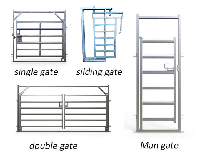 Australia Hot dipped galvanized 1.8x 2.1m livestock used horse panels for sale