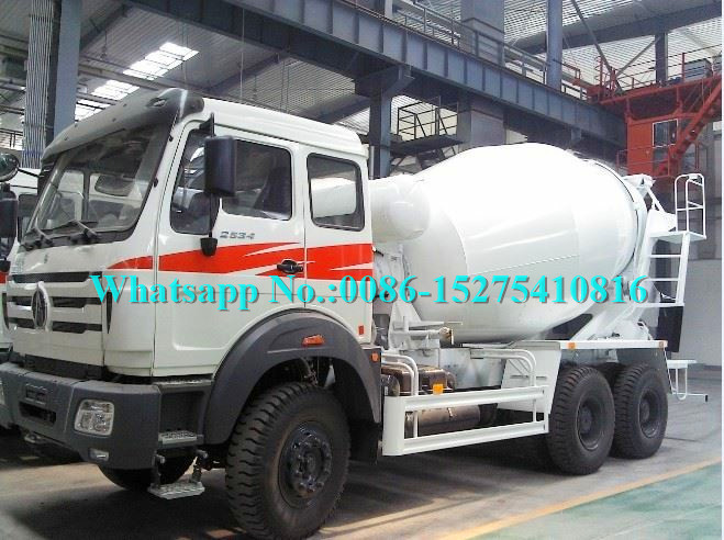 2638 380hp Beiben Mercedes Benz Brand New 6x6 10cbm Concrete Transit Mixer Truck Right Hand Drive Optional