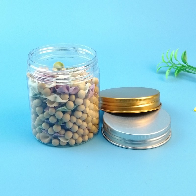 190ml 6.5oz Airtight Plastic Food Cans With Aluminum Screw Cap