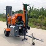 Powerful JieRui 20ton Firewood Processor Machine 2300x1250x1750mm Gasoline Power