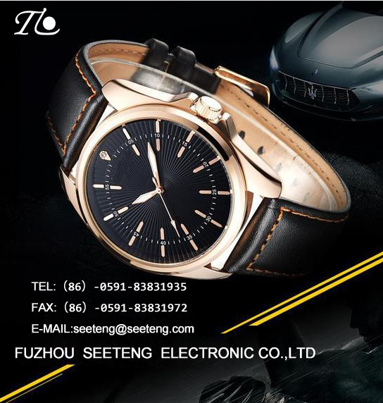 snakeskin texture PU leather band and golden diamond inset case with a hanging drop for ladies watches
