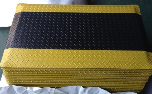 Black Yellow Car Floor 20m 10e9 Ohm EVA ESD Mat
