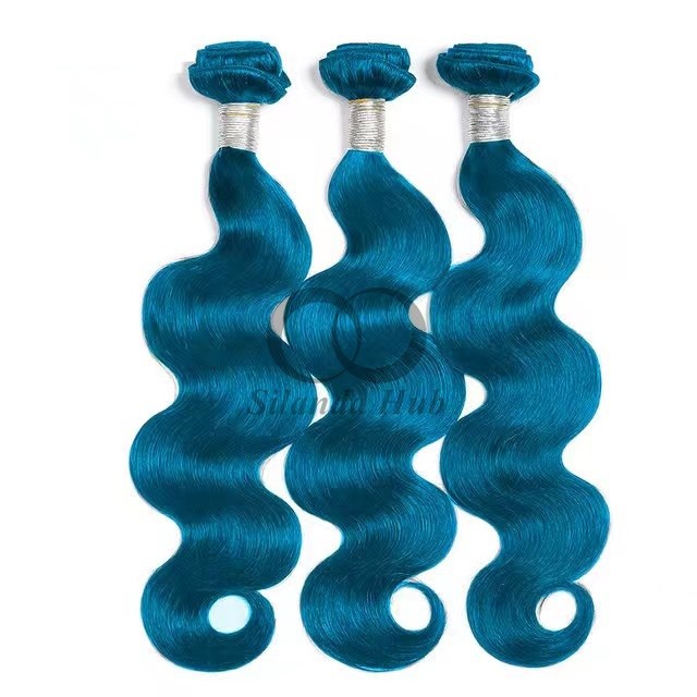 Green Body Wave Remy Human Hair Bundles Sew In Weave Bundles Brazilian Bundle Deals