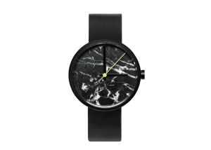 China High End Unisex Marble Wrist Watch , Marble Dial Watch PVD Coating Color wholesale