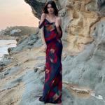 One Shoulder Temperament Womens Party Maxi Dresses
