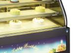 Transparent Glass 1220mm 670W Cake Display Fridge