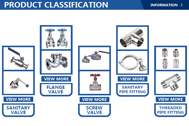 Sanitary Stainless Steel Y Type 3 Way Tee Connector with Tri-Clamp Welding Connection