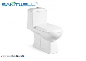 China Siphonic Dual Flush Popular Models Ceramic Toilet 690 * 370 * 665 Mm Size Customized Color SWC2411 wholesale