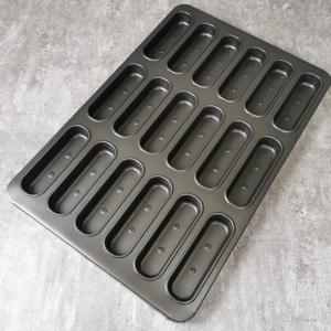 China ABR Bread 18 Cavity 1.0mm Aluminized Steel Baking Pans wholesale