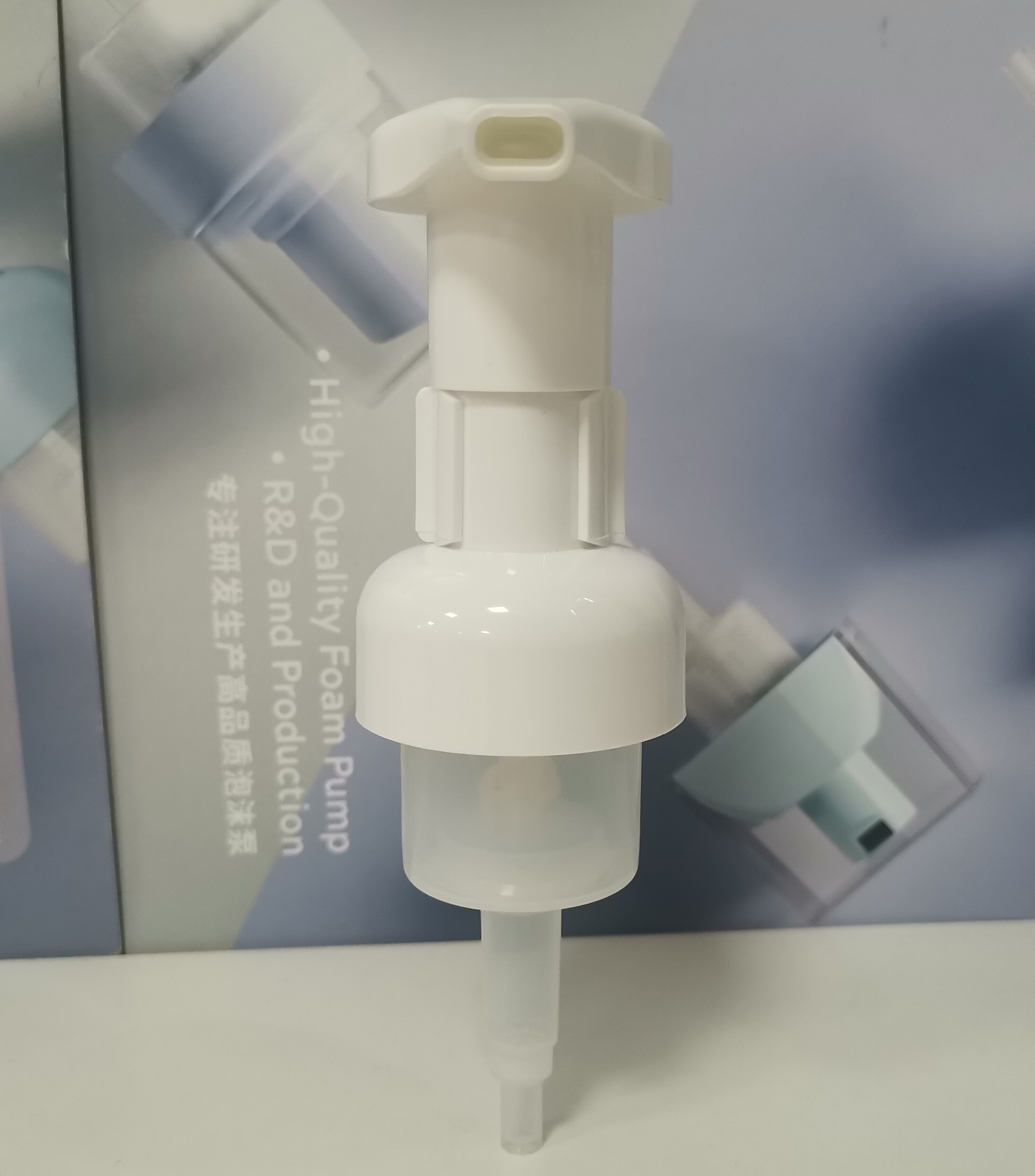 Customized Color Plastic Foam Pump With Third Genaration Engine And All Plastic Spring