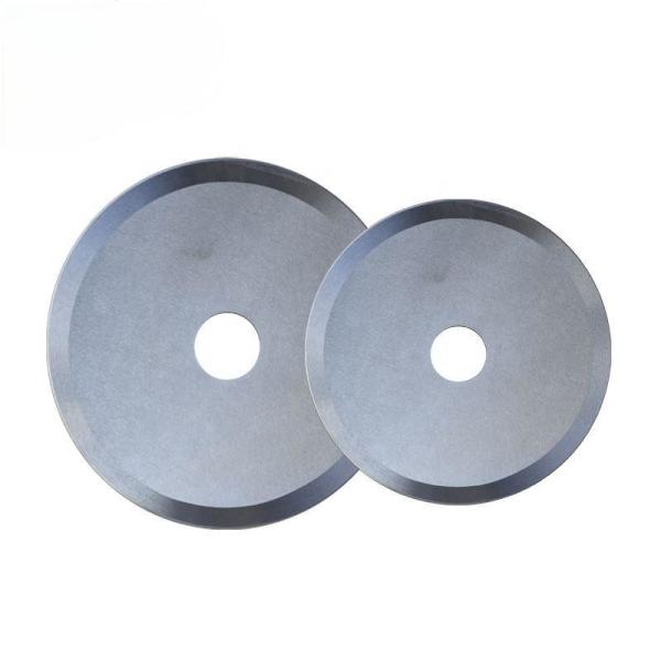 76*25.4*1.2Mm 9Crsi Small Round Industrial Paper Cutter Blade For Plastic Film