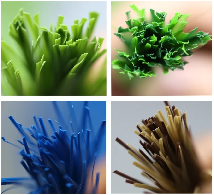 Chinese Manufacturer PE Material Thread Knitting Yarn Artificial Grass Yarn For Sport Grass