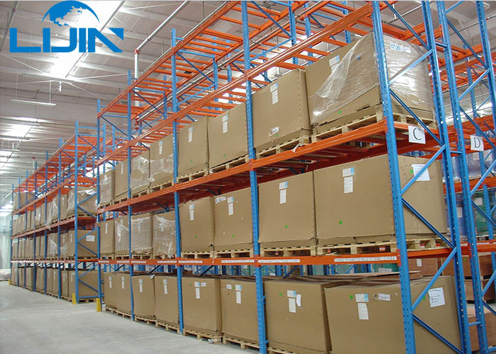 Double Deep Industrial Storage Rack Corrosion Protection Anti Rust