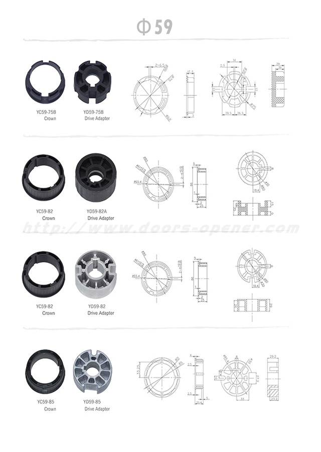 AC 220V 10N.M 15RPM Tubular Motor Roller Shutter