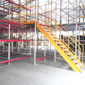China 90mm Upright Shelving Supported Mezzanine Cantilever Multi Level Steel 800kg wholesale