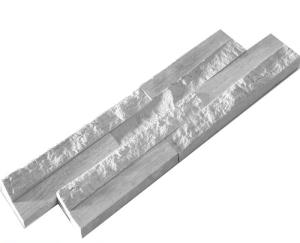 China White Cultured Marble Stone , Straight Flange Exterior Veneer Stone Panels wholesale