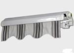 Aluminium garden high quality half cassette awning